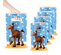 30Pcs Toy Themed Birthday Party Decorations Blue Sky White Cloud and Donkey Gift Bags Goodie Bags for Birthday Party