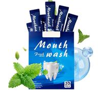 30PCS Travel Size Mouthwash Packets,Mini Whitening Mouthwash for Travel,Portable Tra/vel Size Mo/uthwash for Fresh Breath,Mini Mouth/wash for Fresh Breath & Gum Care,Mi/ni Mouth/wash