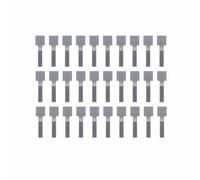 30PCS Under Desk Cable Management, Grey Self Adhesive Cable Tidy Clips Straps, Sticky-Back Hook and Loop Cable Ties Cord Organizer, Wire Organizer for TV PC Laptop Ethernet Desktop, Small