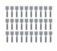 30Pcs Under Desk Cable Management, Self-Adhesive Cable Tidy Hook and Loop Cable Straps Reusable Cable Ties Self Adhesive Wire Organiser for USB Cord PC Office Home Travel (Grey, 2.8cm x 9cm)