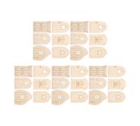 30pcs Unfinished Wooden Fairy Door Window Set for Dollhouses