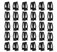 30Pcs Universal Automotive Dashboard Trim Clips, Black Car Metal Retainer Replacement Clips, Car Interior Front Console Dashboard Trim Clip Fit for Most Cars, Ford Mazda Audi (30)