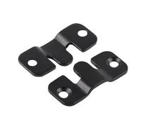 30Pcs Useful Stainless Steel Picture Frame Hooks Multi-Function Wall Mount Oil Painting Hanger Furniture Joint Connector for Picture Hanging(Black,L)