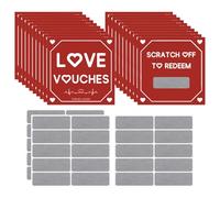 30Pcs Valentines Game Scratch to Reveal Cards DIY Naughty Scratch Cards for Him Her Funny Date Night Idea Couples Scratch Surprise Card for Valentines Day Anniversary