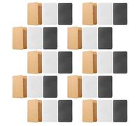 30pcs Vintage Retro Blank Greeting Cards DIY Foldable Message Cards Set with White Black Kraft Paper for Festival Invitations and Multi-use Blessing Notes