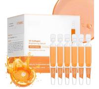 30Pcs Vitamin C Serum for Face, Brightening Serum with Hyaluronic Acid, Dark Spot Corrector for Even Skin Tone, Anti Aging & Wrinkle Facial Serum, Smooth Fine Lines, Hydrate, Boost Skin Collagen