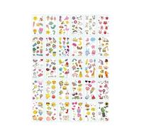 30pcs Waterproof Temporary Tattoo Stickers - 3D Colorful Butterfly, Rose, Flower & Feather Designs for body art(Set-338)