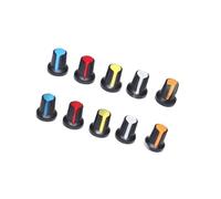 30pcs WH148 15X17mm 6mm Potentiometer Plastic Knobs Cap WH148 Potentiometer knobs 5 colors Yellow Orange Blue White Red