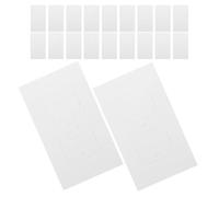 30pcs White Rectangular Socket Replacement Foam Pad for Wall Plates | Precut EVA Foam, Draft Sealing for Electrical Wall Boxes, Keeps Dust, Suited to Office and Residential Renovation
