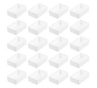 30pcs White Silicone Watercolor Paint Palette Case