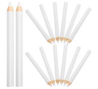 30pcs White Wood Dotting Tool Pick up Pencil for Nail Art
