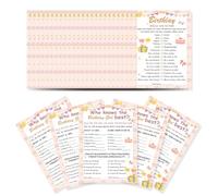 30PCS Who Knows The Birthday Girl Best Game - Fun Birthday Party Activity for Girls, Includes Would She Rather Game Perfect for Sleepover Party Supplies for Girls and Hen Do Games for Teens and Adults