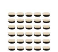 30Pcs Wool Polishing Pads, 25mm Buffing Discs for Car Polisher and Glass Cleaning, White