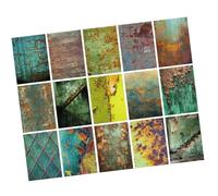 30Pieces Antique Scrapbooking Paper 10x14cm Background Decoration for Craft Journal Notebook Photo Album Packaging Retro Writing