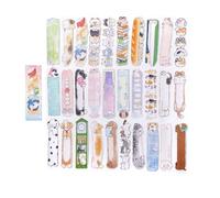 30Pieces Cartoon Kitten Puppy Art Illustrations Paper Bookmarks Scrapbooking Decorative Paper for Journaling Art Craft Pet Schedule Planner