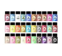 30Pieces Colorful Resin Pigment Set Pearlescent Powder Epoxy Jewelry Making Pearlescent Coloring Multifuntional Pigment