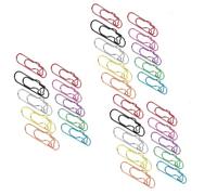 30Pieces Playful Heart Shape Paper Clips Reading Book Page Marks Metal Texture for Journals and Notebook Decoration Colorful Heart Paper Clips