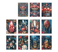 30Pieces Scrapbooking Decorative Paper Set Antique Textured Paper Sheet for Art Craft Journaling Notebook Photo Album Journaling Sticker