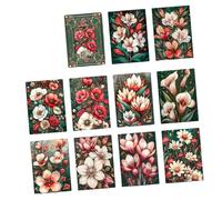 30Pieces Scrapbooking Decorative Paper Set Antique Textured Sheet for Art Craft Journaling Notebook Photo Album Craft Sticker