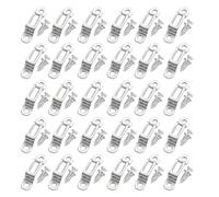 30Pieces Stainless Steel Invisible Screw Fasteners For Cabinets And Wardrobes Assembly Uniform Strong Force Application Bookcase Fastening Kit