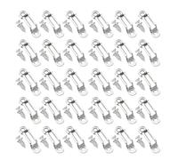 30Pieces Stainless Steel Invisible Screw Fasteners For Cabinets And Wardrobes Assembly Uniform Strong Force Application Bookcase Fastening Kit