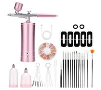 30PSI Airbrushes Set With Compressor Cordless Air Brush With 0.3mm Nozzle For Cake Decoration Makeup Craft Painting