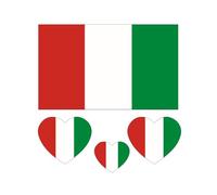 30Sets Temporary Tattoo for Global Football 2026,Nation Flags Tattoos Stickers,Waterproof Flags Footballs Fake Stickers Sets,Iran Flag for Teens Boys Fakes Tattoos Gift Party Bag Filler (C)