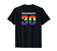 30th Birthday 30 BDay Birthdaygift Lesbian Gay Bi Trans Gift T-Shirt