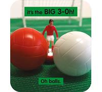 30th Birthday Card, Birthday Card for 30th Birthday, Subbuteo Birthday Card, Official Subbuteo