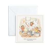 30th Birthday Card For Men, Funny 'Surrender' Dad Design. Happy Birthday Card For Husband Brother, 13x13cm, Blank Inside & Envelope Included