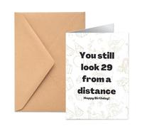 30th Birthday Card - Funny Humor Greeting Cards for Men Women, 12x18cm Thick Cardstock with Envelope, 30th Birthday Gifts for Him Her Sister Son Friend