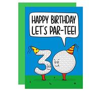 30th Birthday Card, Golf Birthday A6 Card, Funny Golf Birthday Card, Male 30th Card, For Dad Gift, For Brother Present, For Him Card, Pun Birthday Card (30th)
