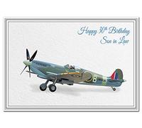 30th Birthday Cards Men Son Husband Brother Boyfriend Special Unusual Spitfire (Son in Law 30th Birthday Card)