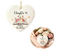 30th Birthday Gift for Women, Ceramic Heart Ornament, Boxed Keepsake Gift | Arrives boxed and ready to give, cheerful token for besties, mums and sisters, lasting memento she will treasure