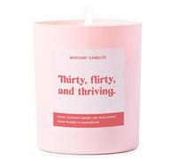 30th Birthday Gift Funny 30th Birthday Candle Thirty Flirty Thriving - Scent: Pink Blossom