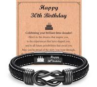 30th Birthday Gifts for Men, 30th Birthday Bracelet for Son Brother Husband