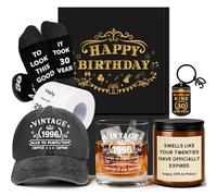 30th Birthday Gifts for Men - Funny 1996 Men’s Birthday Presents for Him, 30 Year Old Personalized Gifts Ideas for Giving Brother Husband Boyfriend Coworker
