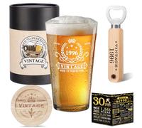 30th Birthday Gifts for Men Women, Vintage 1996 Beer Glass Gift Ideas