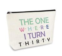 30th Birthday Gifts for Women 1994 Makeup Bag Happy 30 Year Old Birthday Gift for Friends Wife Sister Coworker Cosmetic Bag Thirty Birth Day Present Turning 30 Birth Day Party Gift
