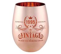 30th Birthday Gifts for Women - 30th Birthday, Vintage 1995 Wine Glass, Funny Cup for Wife, Colleagues & Best Friends