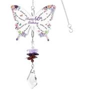 30th Birthday Gifts for Women Butterfly Crystal Suncatcher, Female 30th
