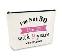 30th Birthday Gifts for Women Cosmetic Bag 1992 Birthday Gifts for Women Makeup Bag Pouch 30 Years Old Birthday Gifts for Wife Aunt Friend Sister Daughter Her Colleague Coworker Travel Toiletry Bag