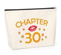 30th Birthday Gifts for Women Cosmetic Bag 30 Year Old Lady Gift for Her Friends Sister Daughter Wife Mum Colleague Makeup Travel Pouch Happy 30th Birthday Presents Toiletry Bag