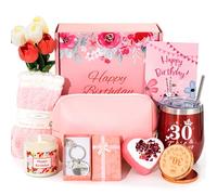 30th Birthday Gifts for Women,Happy 30th Birthday Hamper Basket for Her,Birthday Gifts for Women Turning 30 Year Old,Unique 30th Pamper Box Gifts Presents Ideas for Female Ladies Best Friends Sister