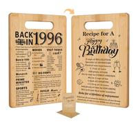 30th Birthday Gifts for Women Men, 1996 Cutting Board