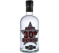 30th Birthday Gin Gift for Men & Women, Celebrate Turning Thirty In Style, Ideal For Shots & Cocktails, 37.5% Premium Alcohol By Bohemian Brands, 70cl