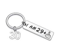 30th Birthday Keyring Happy Birthday Gifts for Women Men Idea as a Joke Celebration Funny Keyring Gifts for Best Friend Mum Dad Auntie Uncle (30th keyring)
