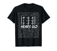 30th Birthday Matrix Determinant Math Nerd Funny Value Graphic T-Shirt, Men, Black, XL