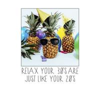 30th Birthday Pineapple Women's T-Shirt - White - XS - White