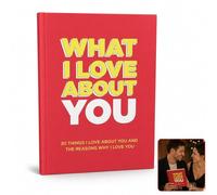 30Things What I Love About You,Fill-in-the-Blank Journal Romantic Gift